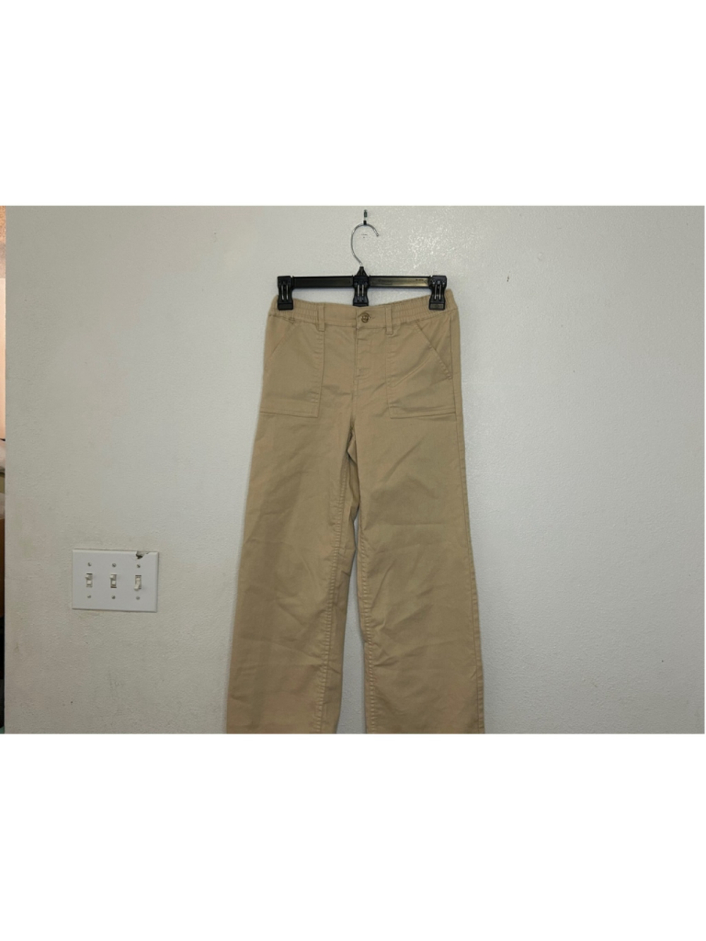 Crown & Ivy Kids Girls Khaki Chino Pants Size Medium J-73